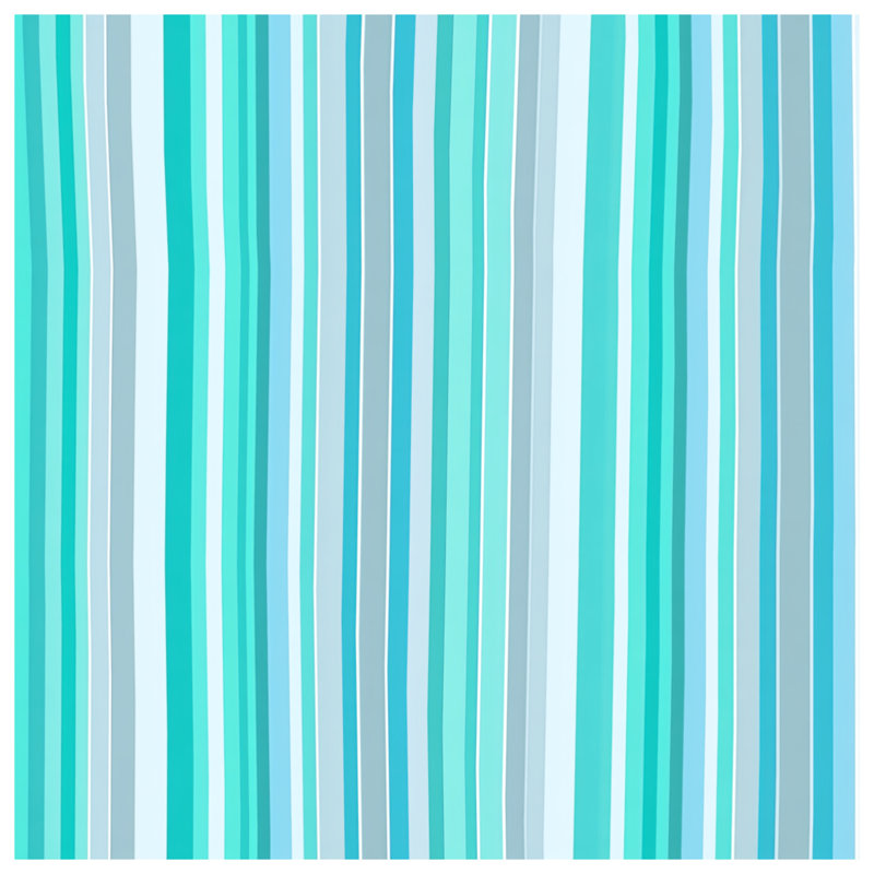 Coussin Blue Stripes, 18 x 18 inches