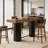 Woodgrain Design Coffee Table,Pub Table,Greeting Table