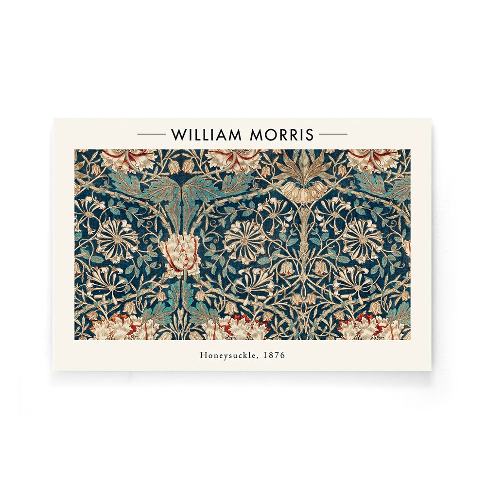 Poster Honeysuckle von William Morris