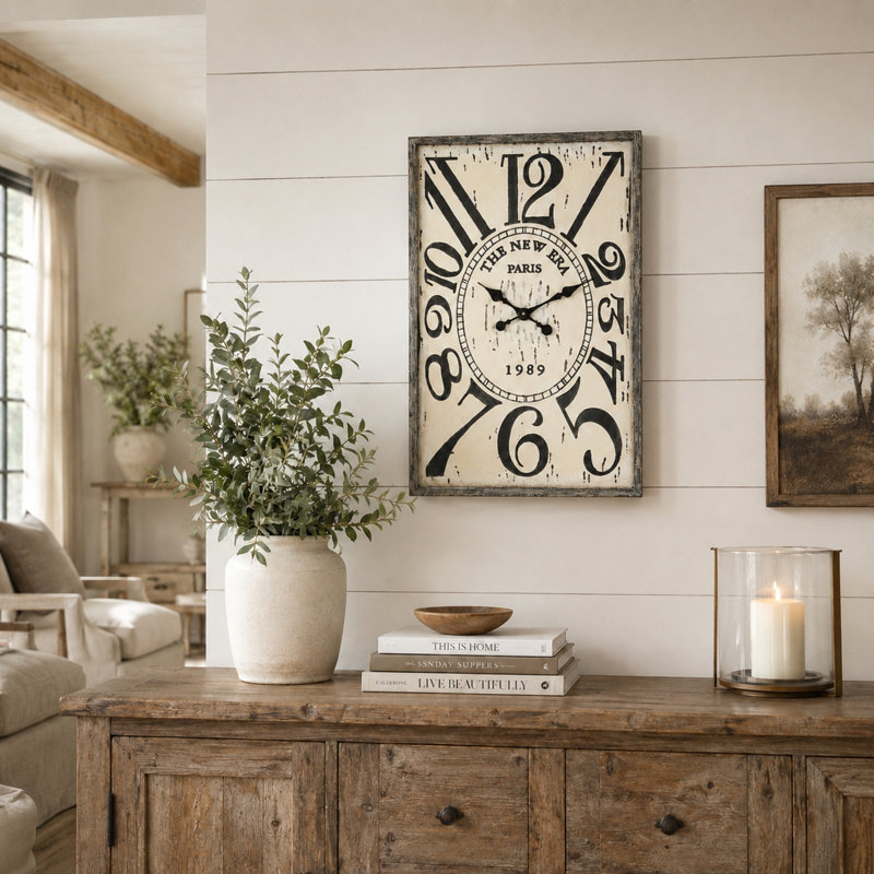 Wood Analog Wall Clock