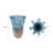 Vase de table en verre Gruber