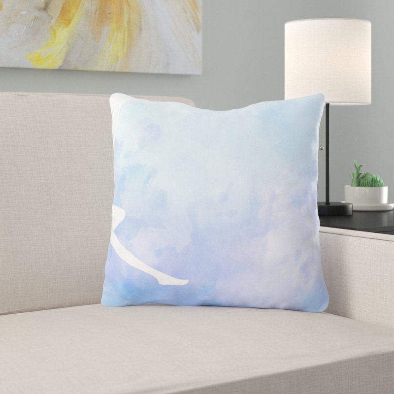 Coussin décoratif silhouette Brodbeck, Intérieur, Microsuède