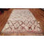 Tapis marocain rétro à poils longs moelleux