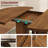 47"-63" Extendable Round to Oval Dining Table for 4-8, Farmhouse Wood Expandable Kitchen Table with Wider Legs, Metal Frame, Space-Saving for Apartment-1620434653