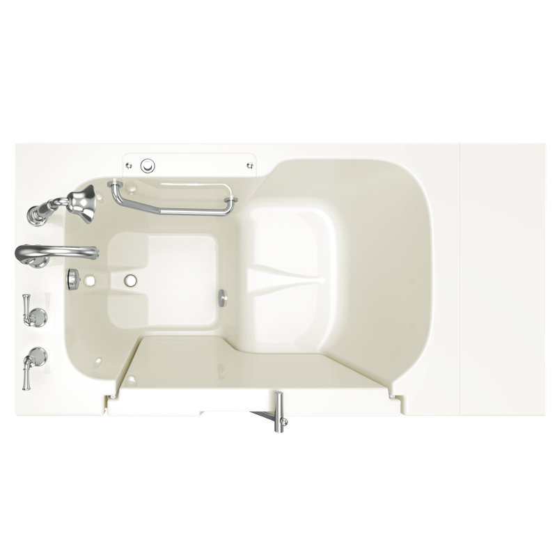 Baignoire de trempage à visite guidée 52 po x 32 po, Lin, Gauche