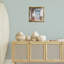 Tree & Blue Doorway Gold Framed Floater Canvas Wall Art by RileyB-1401847077-1401847082
