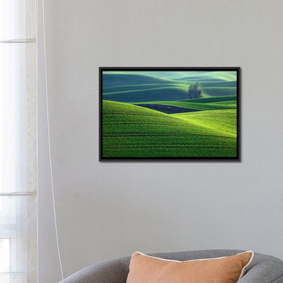 « roll hills, palouse, washington, usa », reproduction de photo sur toile