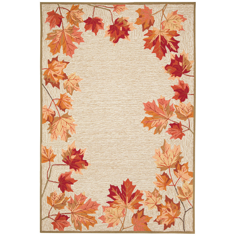 Tapis touffeté à motif floral Dasan, Rectangle 3 pi 6 po x 5 pi 6 po