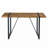55" Modern Industrial Rectangle Dining Table for Small Spaces-71806695-95104483