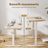 ONE PIECE Height Adjustable Standing Desk With Memory Smart Panel Office Electric Standing Computer Desk With USB Charge-1060843564-1060843562