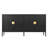Exquisite Four-Door Sideboard With Stylish Metal Legs And Patterned Doors For Versatile Use-422471629