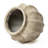 Rustic Stone-Finish 11.61'' Fluted Ceramic Vase