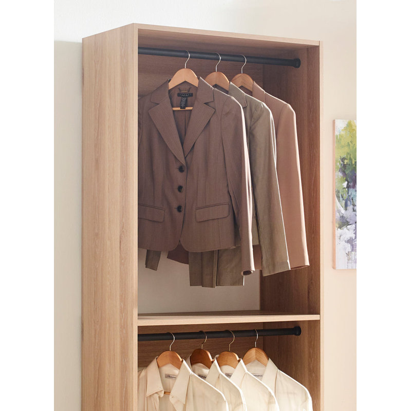 Garde-robe en bois Kalinikos, Chêne