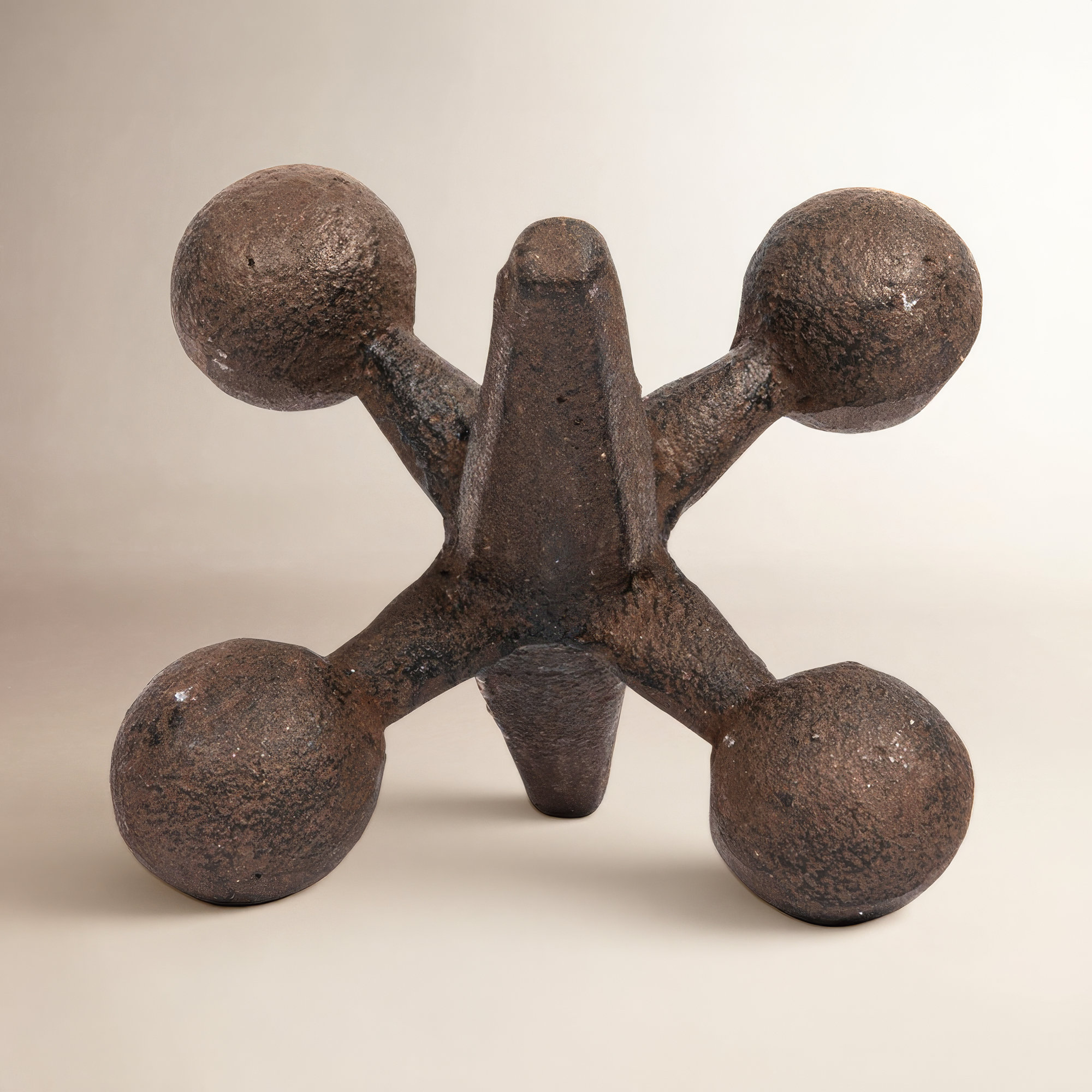 Vernell Iron Jack Accent Figurine / Sculpture, Rust