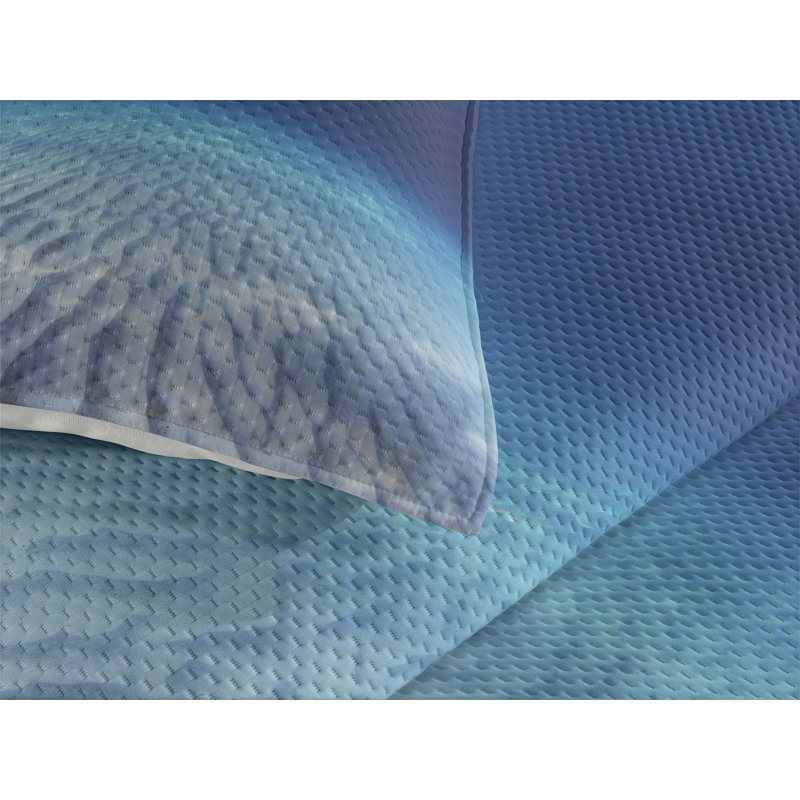Hypnotic Coastal Polyester Coverlet