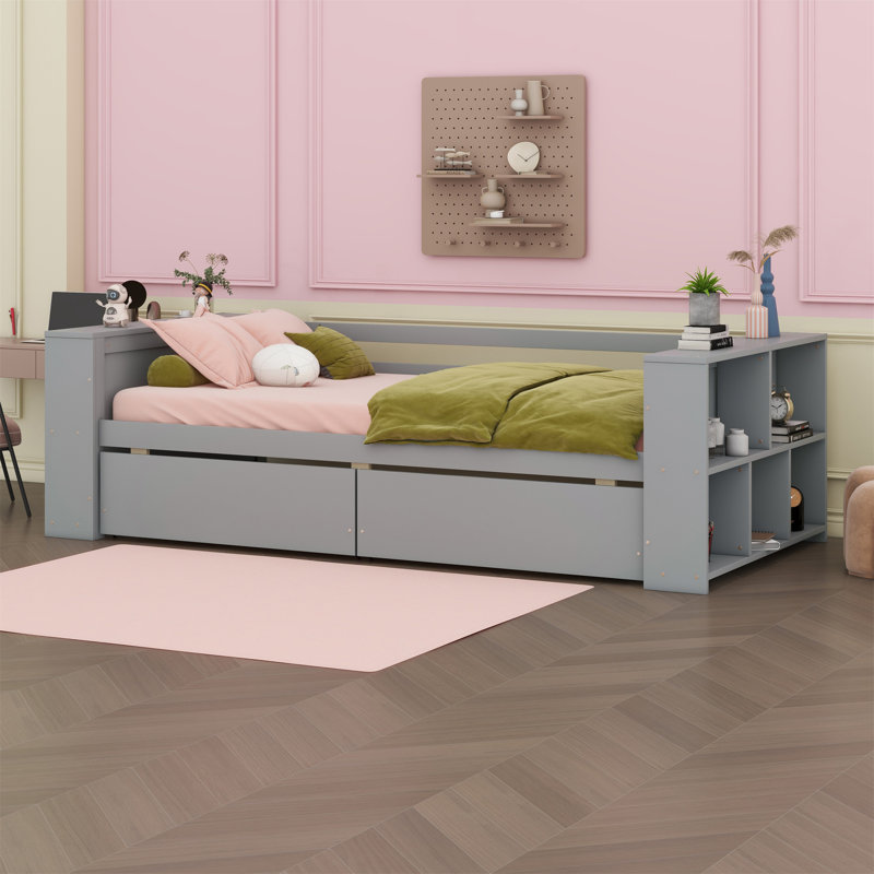 Lit de jour Kindoll, Gris