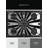 Machine Washable Pacen Red Carpet Event Posh & Luxe Starburst Rug in Gray – Black Binding-1999308949