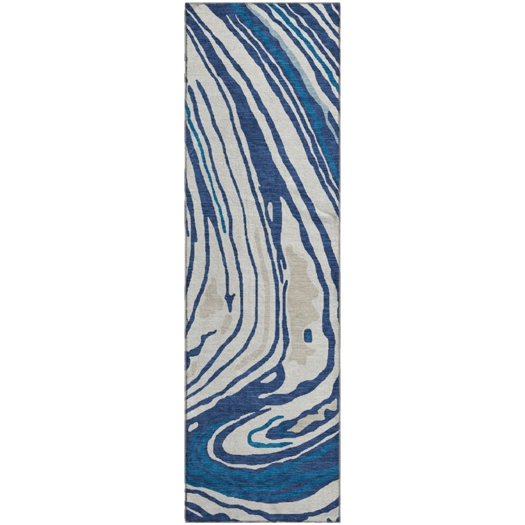 Premium Machine Washable Cossette AMF1051 Swirls Rug