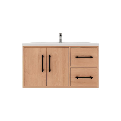 Victoria 35.4'' Single Bathroom Vanity with Acrylic Top