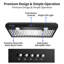 SNDOAS 30" Stainless Steel 450 CFM Convertible Under Cabinet Range Hood with Baffle Filter-90753576