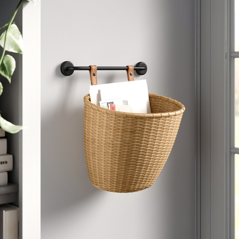 Rangement mural avec paniers muraux Mcpeak Maguire