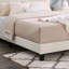 Lit plateforme tapissier confortable et élégant avec design 3D, idéal pour une expérience de sommeil relaxante et luxueuse-1161075628