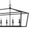 Hertford 6-Light Steel Dimmable Linear Chandelier-1730056967