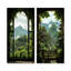 Vue de fenêtre du jardin japonais II - ensemble de 2 reproductions d'art japonais sur toile-1870011599-1870011592