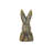 6.7x5.9x15.2" Antique Rabbit Figurine