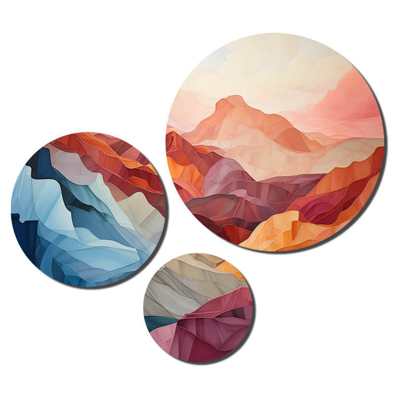 Abstract Wall Decor on Metal
