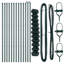 Chain Link Fence With 13 Posts Galvanised Steel-480062089-480062092