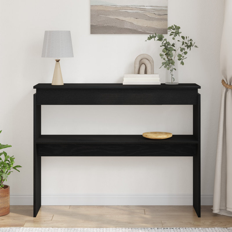 80cm Solid Wood Console Table, 75cm H x 102cm W x 30cm D