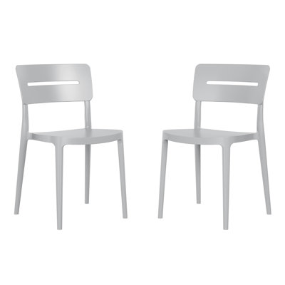 Outdoor Stacking Dining Side Chair (Set Of 2)