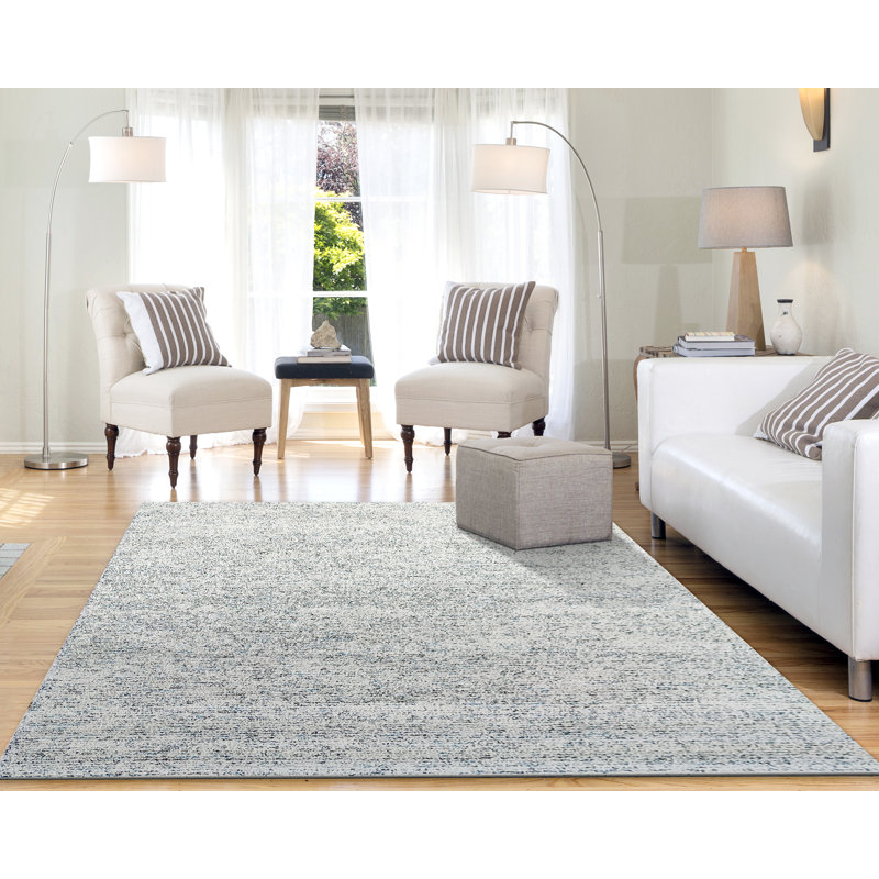 MEHARI 7.10X10.10 23308-6696 IVORY/GREY/BLUE, Rectangle 7'10" x 10'10"