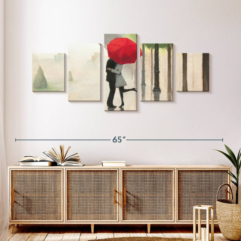 Paris Romance I, 24" H x 55" W