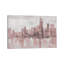 Misty Day In Manhattan Pink Gray by Silvia Vassileva - Wrapped Canvas Painting-241585544