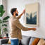 Silent Mountain Forest Scandinavian - Wrapped Canvas-634259236-634259237