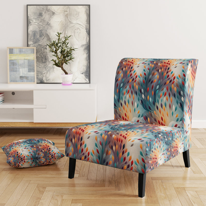 Fauteuil de chambre rembourré moderne et contemporain Heart Meded Meditation Mediation