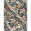 Tapis de jardin 929 tufté à la main, 80 % laine, 20 % coton, motif floral-1041331116