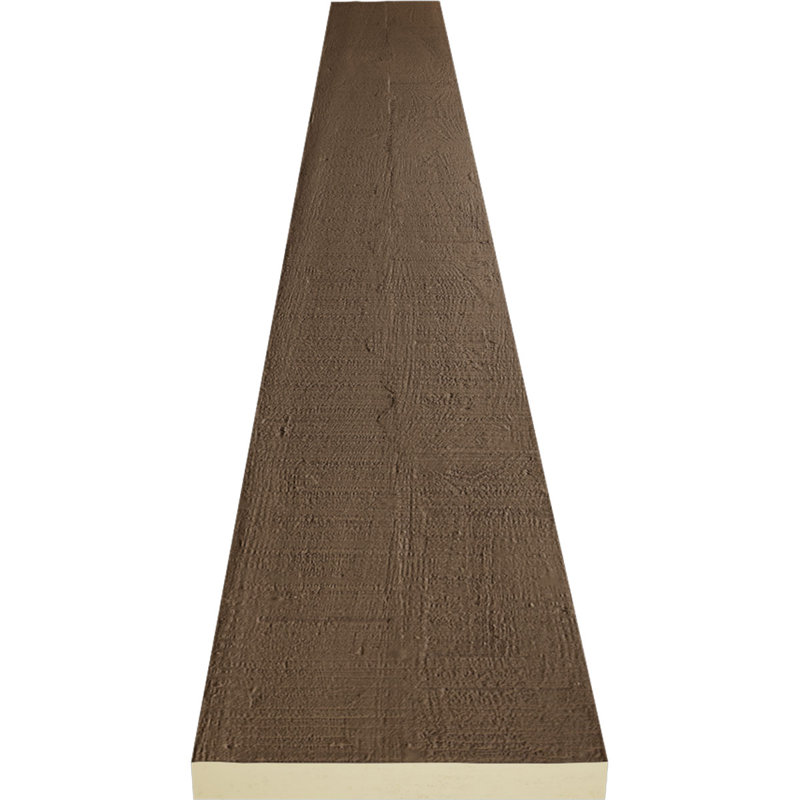 Honey Wheat Rough Cedar Faux Wood Beam Plank 8' x 6"