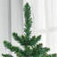 Sapin de Noël artificiel mince de 6 pi de hauteur non éclairé avec branches réalistes et 583 pointes, vert