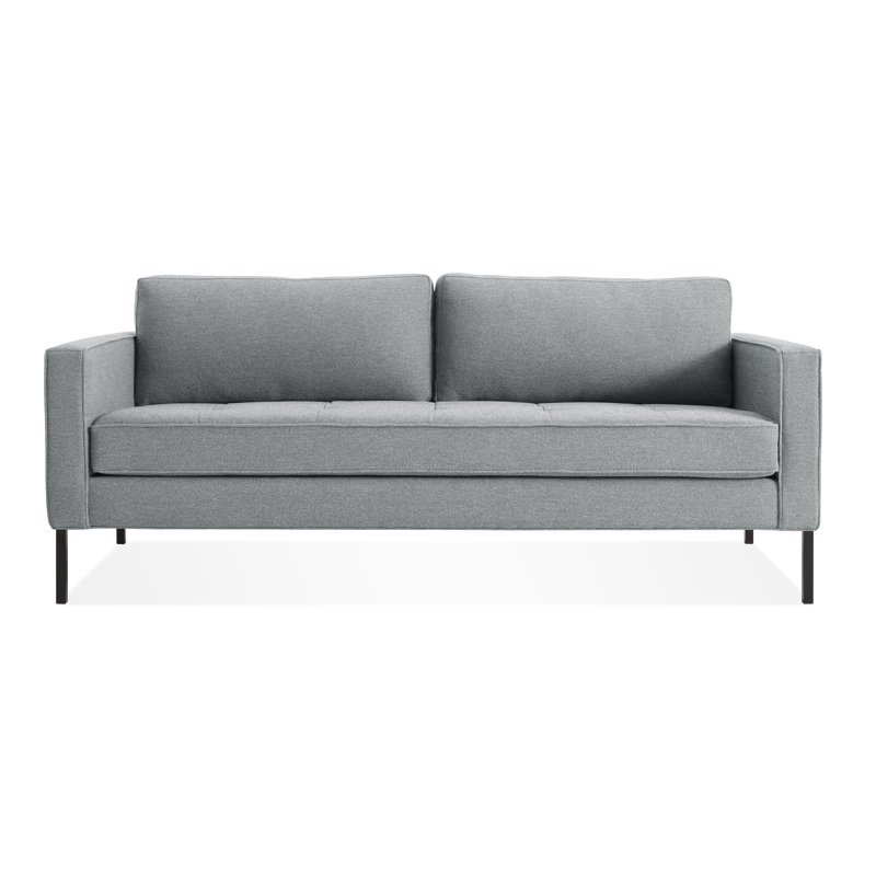 Paramount Sofa, Sanford Ceramic Crossweave, Metal, 32" H x 95" W x 34" D