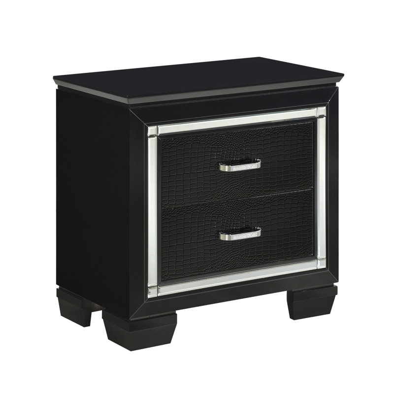 Table de bout Table de chevet moderne Table de chevet Table de chevet, Noir