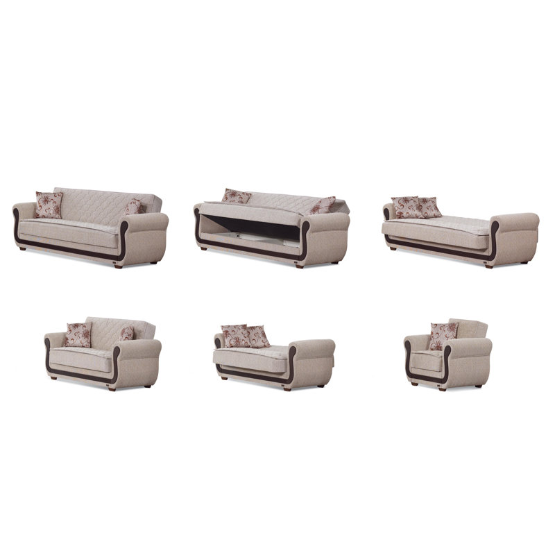 Zaylee Fabric 67'' Reception Loveseat, Tan