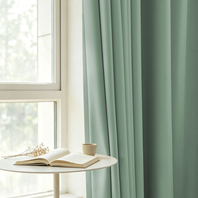 Ensemble de 2 rideaux Meisimangha, Bleu clair 2 #, 52"Wx84"L