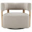 Chaise avec accoudoirs pivotante Lawler
