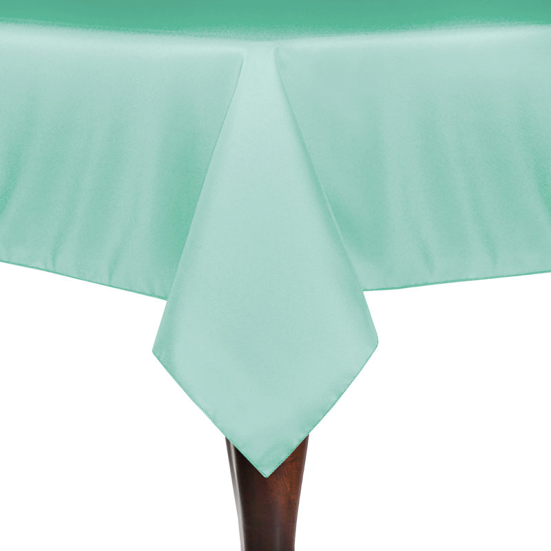Solid Color Square Tablecloth, 90" x 60", 5, Mint