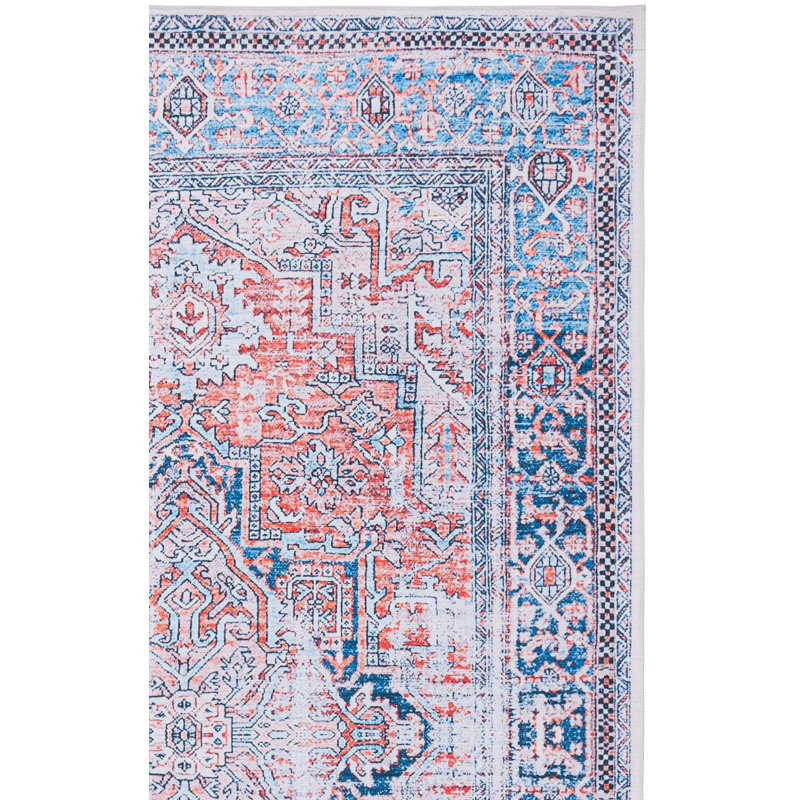 Alisha Area Rug with Non-Slip Backing, Rectangle 8" x 10"
