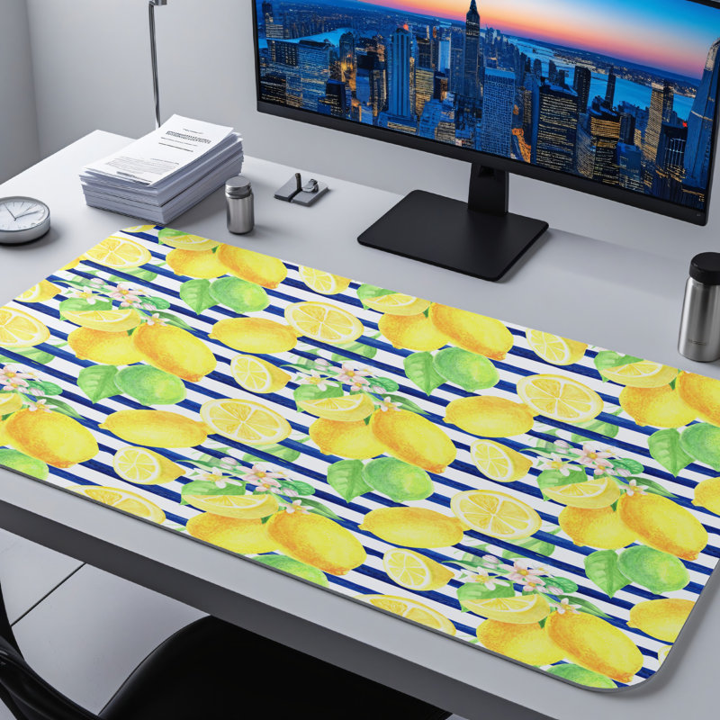 Polyester Desk Pad, 31.5x15.5