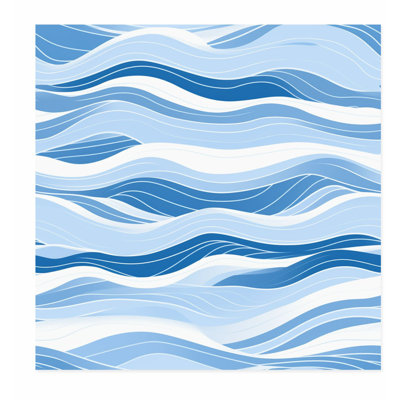 «Beach and Coastal Coastal Waves II», reproduction d'art sans cadre
